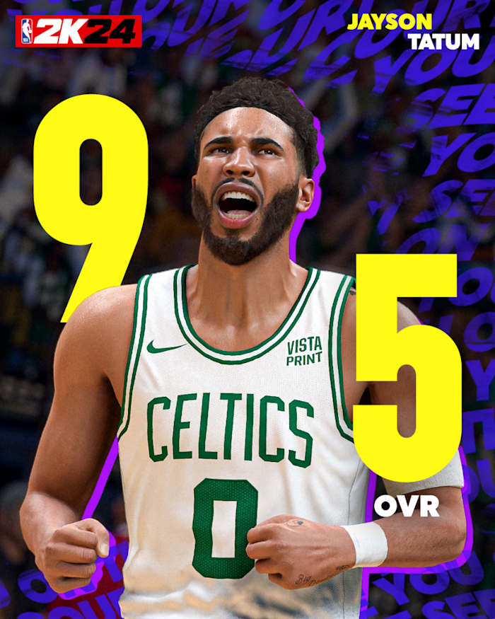 NBA 2K24 Ratings Reveal Tatum